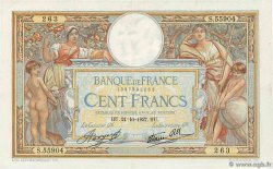 100 Francs LUC OLIVIER MERSON type modifié FRANCE  1937 F.25.03 XF-