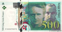 500 Francs PIERRE ET MARIE CURIE FRANCE  1998 F.76.04
