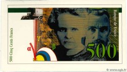 500 Francs PIERRE ET MARIE CURIE Épreuve FRANCIA  1992 F.- FDC