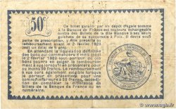 50 Centimes FRANCE régionalisme et divers Foix 1915 JP.059.05 TB