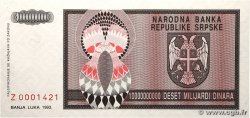 10000000000 Dinara Remplacement BOSNIE HERZÉGOVINE  1993 P.148ar NEUF