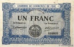 1 Franc FRANCE régionalisme et divers Foix 1915 JP.059.03 TTB