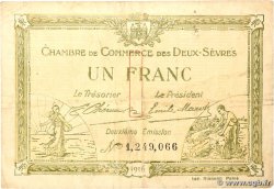 1 Franc FRANCE régionalisme et divers Niort 1916 JP.093.08 TB