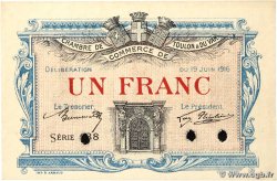 1 Franc FRANCE régionalisme et divers Toulon 1916 JP.121.05 SPL