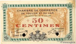 50 Centimes FRANCE régionalisme et divers Toulon 1916 JP.121.02 TTB+
