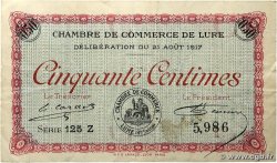 50 Centimes FRANCE régionalisme et divers Lure 1917 JP.076.18 TTB