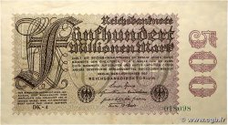 500 Millions Mark ALLEMAGNE  1923 P.110 SUP