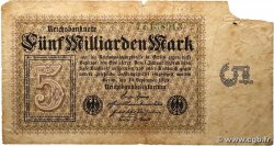 5 Milliards Mark ALLEMAGNE  1923 P.115b B+