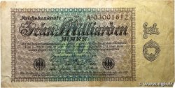 10 Milliards Mark ALLEMAGNE  1923 P.116b TTB