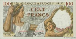 100 Francs SULLY FRANCE  1939 F.26.18 UNC-
