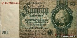 50 Reichsmark ALLEMAGNE  1933 P.182 TTB+