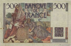 500 Francs CHATEAUBRIAND FRANCE  1945 F.34.01 TB+