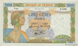 500 Francs LA PAIX FRANCIA  1941 F.32.14 SPL