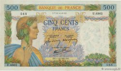 500 Francs LA PAIX FRANCE  1942 F.32.41