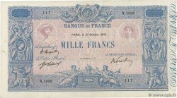 1000 Francs BLEU ET ROSE FRANCIA  1919 F.36.34 BB