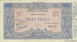1000 Francs BLEU ET ROSE FRANCIA  1926 F.36.42 q.BB