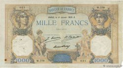 1000 Francs CÉRÈS ET MERCURE FRANCIA  1929 F.37.03 MB