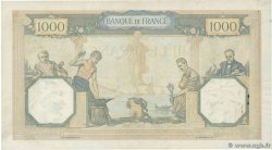 1000 Francs CÉRÈS ET MERCURE type modifié FRANCIA  1937 F.38.02 MBC+