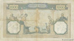 1000 Francs CÉRÈS ET MERCURE type modifié FRANCE  1937 F.38.02 F