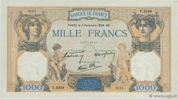1000 Francs CÉRÈS ET MERCURE type modifié FRANCIA  1938 F.38.32 AU