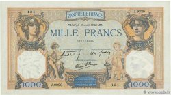 1000 Francs CÉRÈS ET MERCURE type modifié FRANCIA  1940 F.38.45 AU