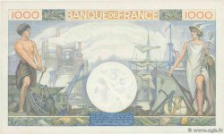 1000 Francs COMMERCE ET INDUSTRIE FRANCIA  1940 F.39.01 q.FDC