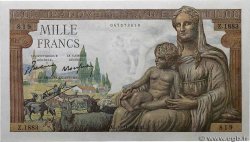 1000 Francs DÉESSE DÉMÉTER FRANCE  1942 F.40.11