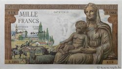 1000 Francs DÉESSE DÉMÉTER FRANCE  1942 F.40.11 SPL