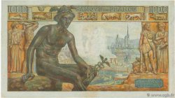 1000 Francs DÉESSE DÉMÉTER FRANCE  1943 F.40.21 VF+