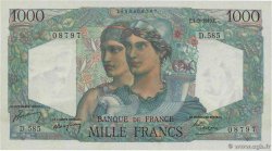 1000 Francs MINERVE ET HERCULE FRANCIA  1949 F.41.28 q.FDC