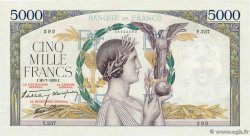 5000 Francs VICTOIRE Impression à plat FRANCE  1939 F.46.08