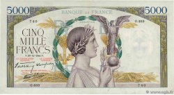 5000 Francs VICTOIRE Impression à plat FRANCIA  1940 F.46.18 BB