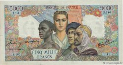 5000 Francs EMPIRE FRANÇAIS FRANCE  1944 F.47.08
