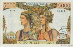 5000 Francs TERRE ET MER FRANCIA  1949 F.48.01 q.SPL