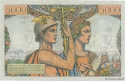 5000 Francs TERRE ET MER FRANCIA  1953 F.48.09 AU