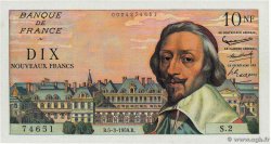 10 Nouveaux Francs RICHELIEU FRANCIA  1959 F.57.01 q.FDC