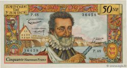50 Nouveaux Francs HENRI IV FRANCIA  1960 F.58.05 SPL
