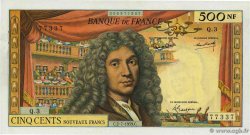 500 Nouveaux Francs MOLIÈRE FRANCE  1959 F.60.01 AU