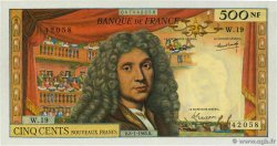 500 Nouveaux Francs MOLIÈRE FRANCIA  1965 F.60.08 AU