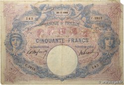 50 Francs BLEU ET ROSE FRANCE  1906 F.14.18