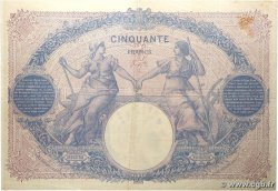50 Francs BLEU ET ROSE FRANCE  1909 F.14.22 TB