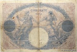 50 Francs BLEU ET ROSE FRANCE  1914 F.14.27 pr.TB
