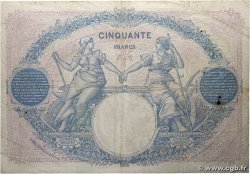50 Francs BLEU ET ROSE FRANCE  1922 F.14.35 B+