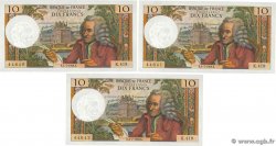 10 Francs VOLTAIRE Consécutifs FRANCIA  1968 F.62.33 q.FDC