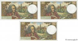 10 Francs VOLTAIRE Consécutifs FRANCIA  1972 F.62.57 AU