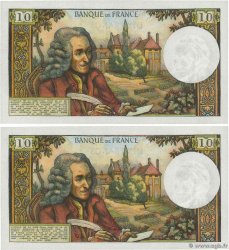 10 Francs VOLTAIRE Consécutifs FRANCIA  1972 F.62.59 AU