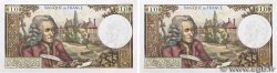 10 Francs VOLTAIRE Consécutifs FRANCE  1973 F.62.63 pr.SPL