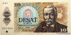 10 Korun TCHÉCOSLOVAQUIE  1986 P.094a SPL