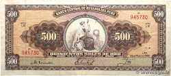 500 Soles PÉROU  1966 P.087a TTB