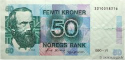 50 Kroner NORVÈGE  1990 P.42e